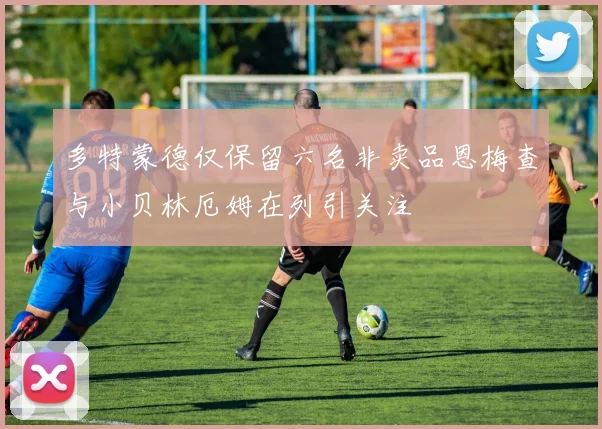 多特蒙德仅保留六名非卖品恩梅查与小贝林厄姆在列引关注